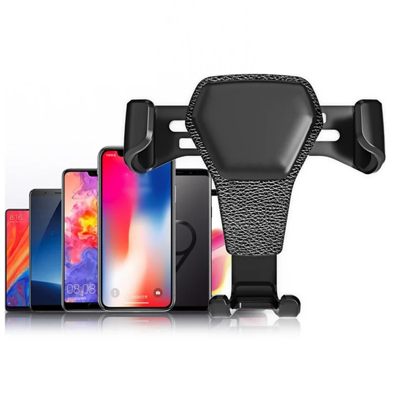 Universal Car Phone Holder Mount Cell Phone Holder for Car Air Vent - White