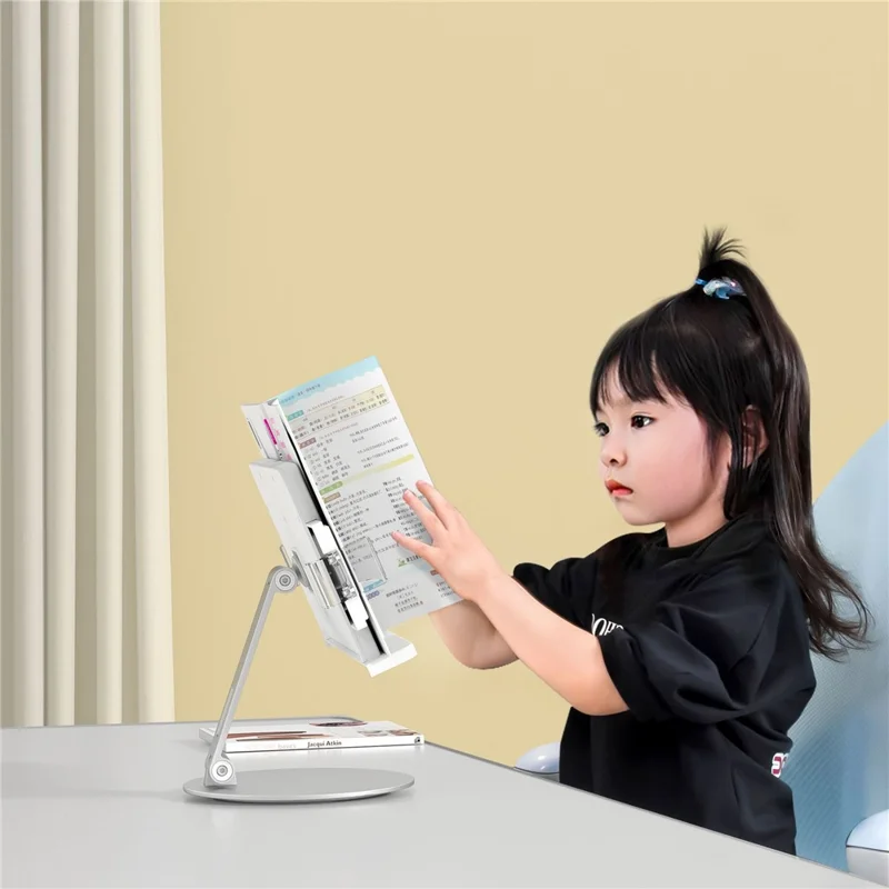 AP-7CB Adjustable Adult Student Book Reading Stand Metal Desktop Magazine Holder Bracket