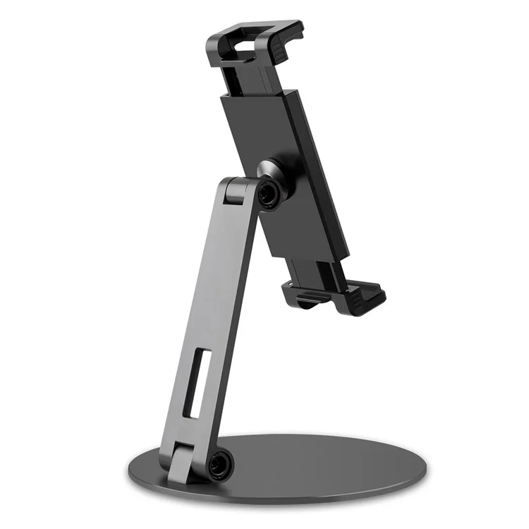 AP-7CN Desktop Tablet Phone Holder Adjustable Angle Aluminum Alloy Live Streaming Learning Tablet Bracket Stand - Dark Grey