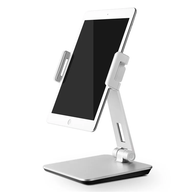 Support de Tablette de Bureau Pliant Ap-7xn Support de Téléphone Portable Portable Compatible Avec L'ipad Pro Support de 7-13 Pouces - Argent