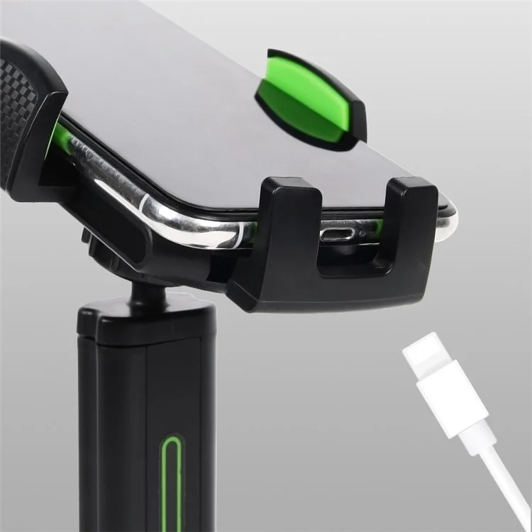 CST-03 Retractable Cell Phone Holder Suction Cup Long Arm Car Phone Mount for Car Dashboard Windshield Air Vent - Green
