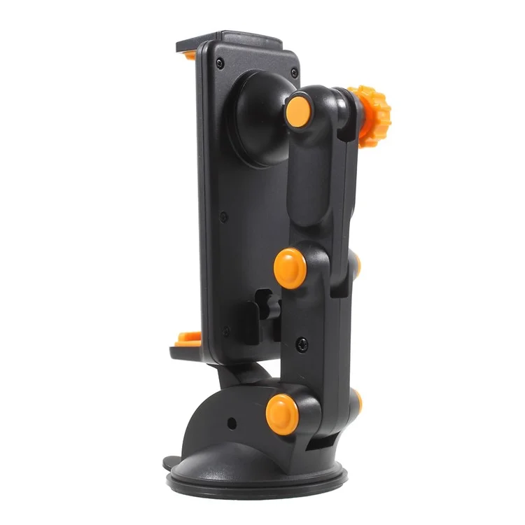 Silicone Suction Cup Flexible Joints Car Mount Holder for iPhone iPad - Black