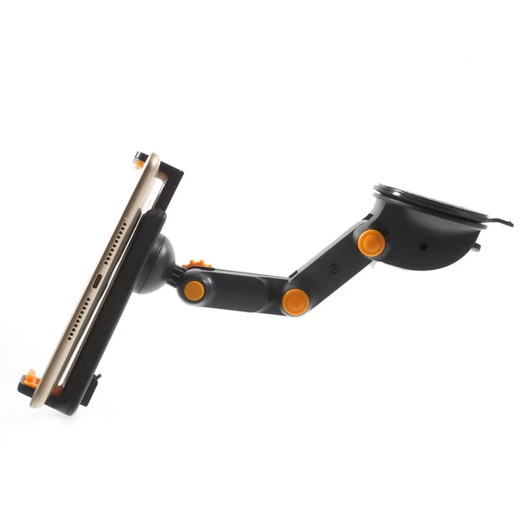 Silicone Suction Cup Flexible Joints Car Mount Holder for iPhone iPad - Black