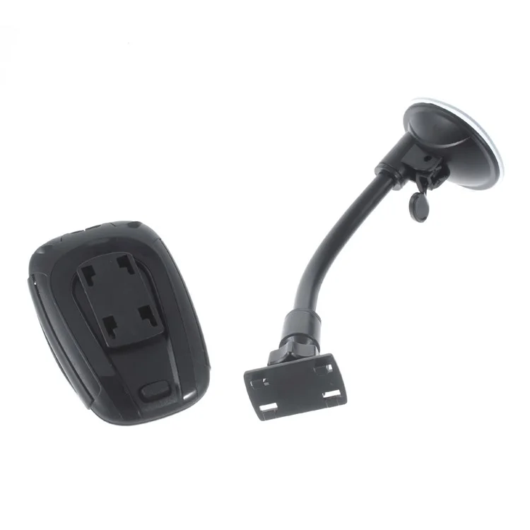 360 Degree Swivel Suction Cup Car Mount Holder for iPhone Samsung Sony (K5+H54) - Black