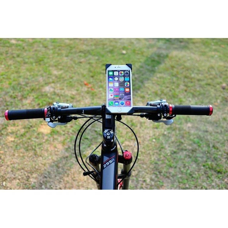 Soporte universal de manillar de bicicleta para iPhone 6s Plus/Samsung Galaxy S6 (CH-01-A) - Rosa