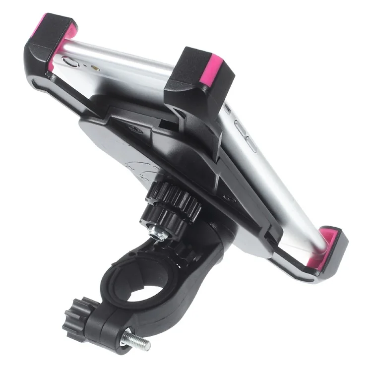 Soporte universal de manillar de bicicleta para iPhone 6s Plus/Samsung Galaxy S6 (CH-01-A) - Rosa