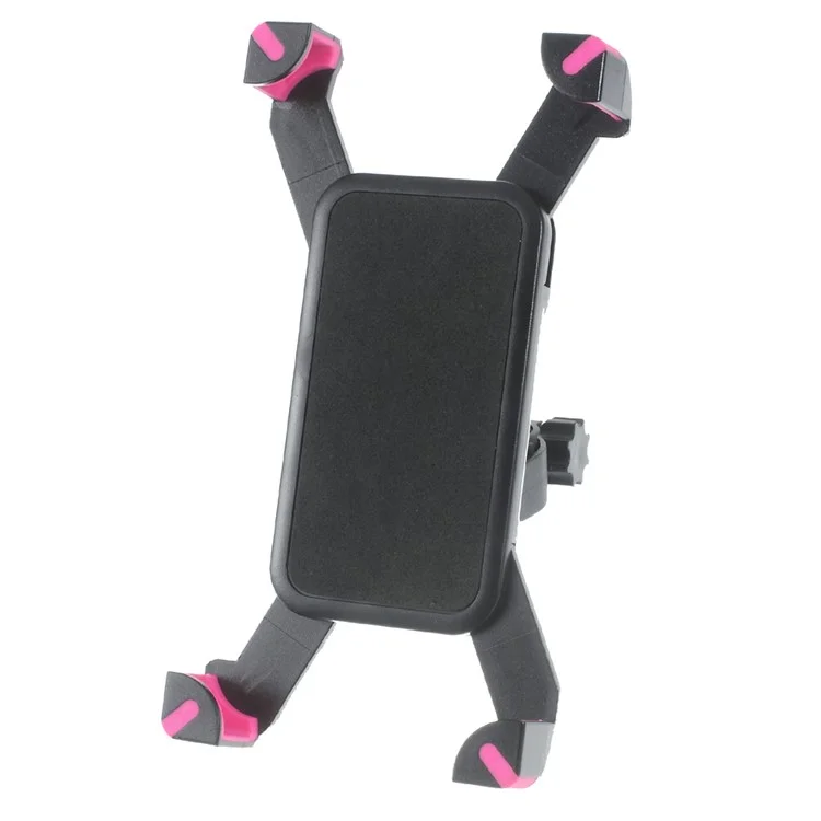 Soporte universal de manillar de bicicleta para iPhone 6s Plus/Samsung Galaxy S6 (CH-01-A) - Rosa