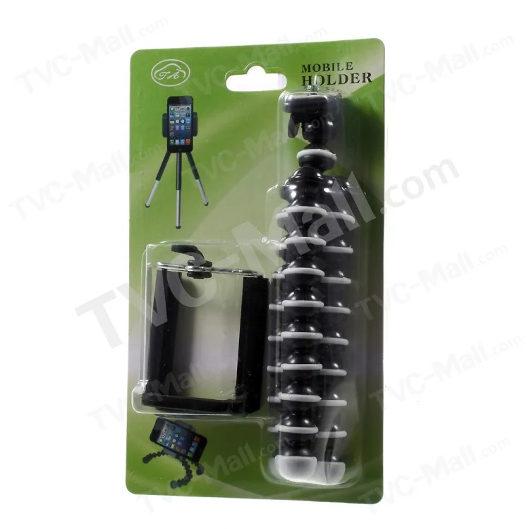 Shooting Tripod Stand with Phone Clamp for iPhone 6s Plus/Samsung Galaxy S7 G930 (5122+T21)