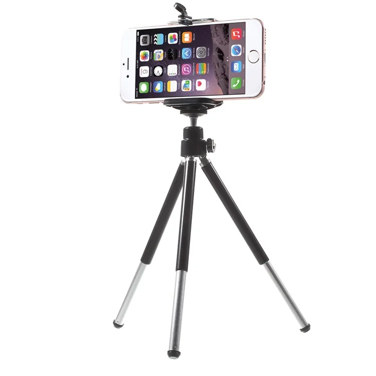 Shooting Tripod Stand with Phone Clamp for iPhone 6s Plus/Samsung Galaxy S7 G930 (5122+T20)