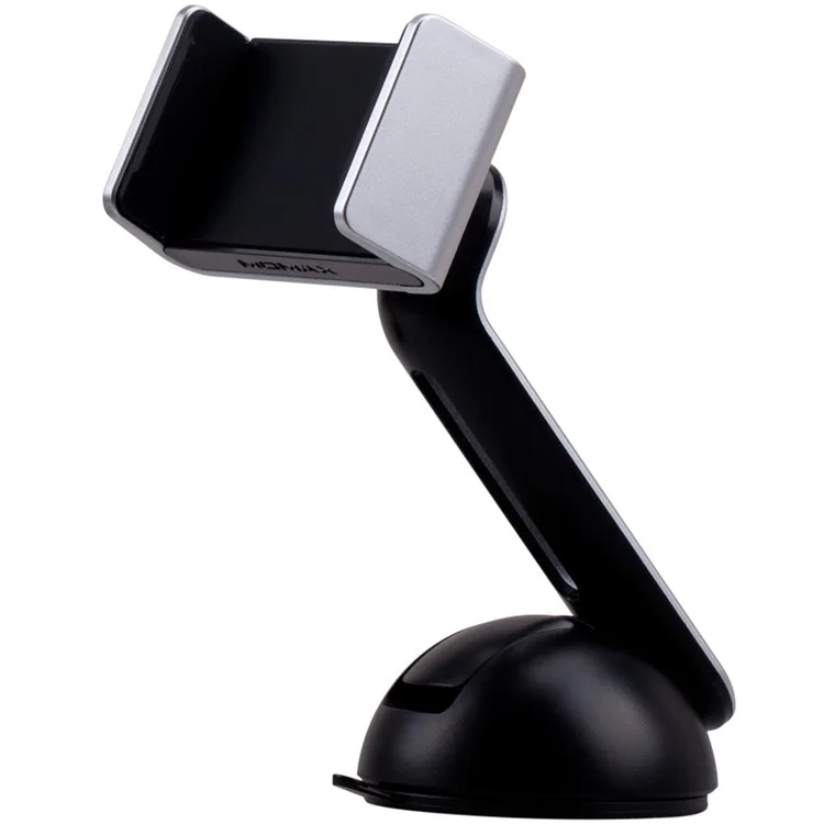 MOMAX Elite Universal Suction Cup Car Mount Stand for iPhone 6s, Width: 57-85mm - Silver Color