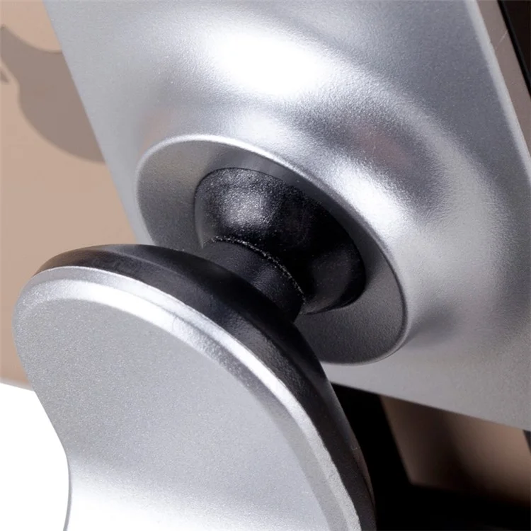 MOMAX Elite Universal Suction Cup Car Mount Stand for iPhone 6s, Width: 57-85mm - Silver Color