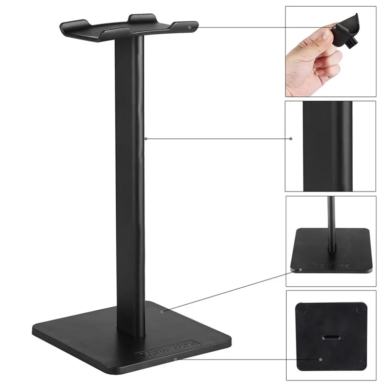 NEW BEE Simple Style Headphone Stand for Universal Headsets - Black