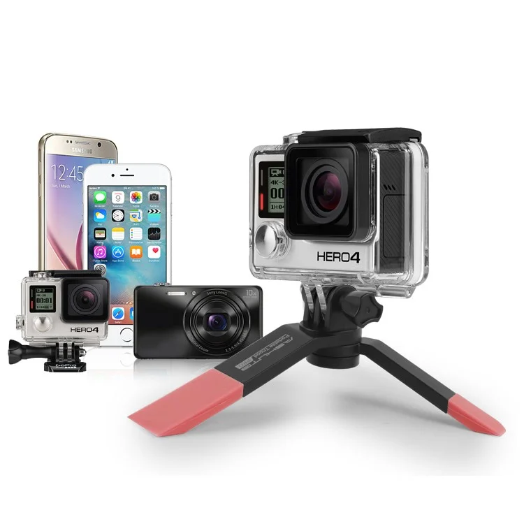 ASHUTB KIT-S6Y Selfie Kit with Tripod + Phone Holder + Bluetooth Remote Shutter - Pink