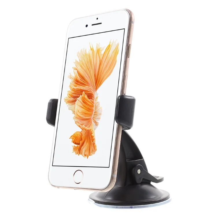 Suction Cup Car Mount Holder for iPhone 6s /Samsung S7 edge, Width: 55-90mm (C90+H25)