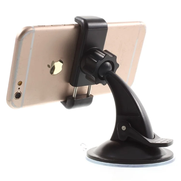 Suction Cup Car Mount Holder for iPhone 6s /Samsung S7 edge, Width: 55-90mm (C90+H25)