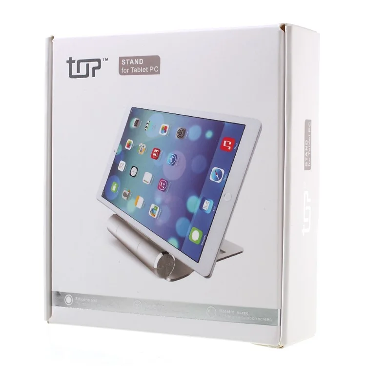 Aluminum Alloy Tablet Desktop Stand Holder for iPad Pro/Samsung Tab A 7.0 Etc
