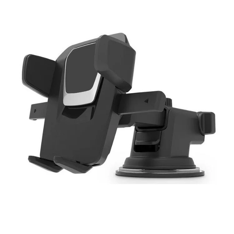 Suction Cup Style Car Mount Holder for iPhone 7 Plus / Samsung Galaxy S7 Edge - Black