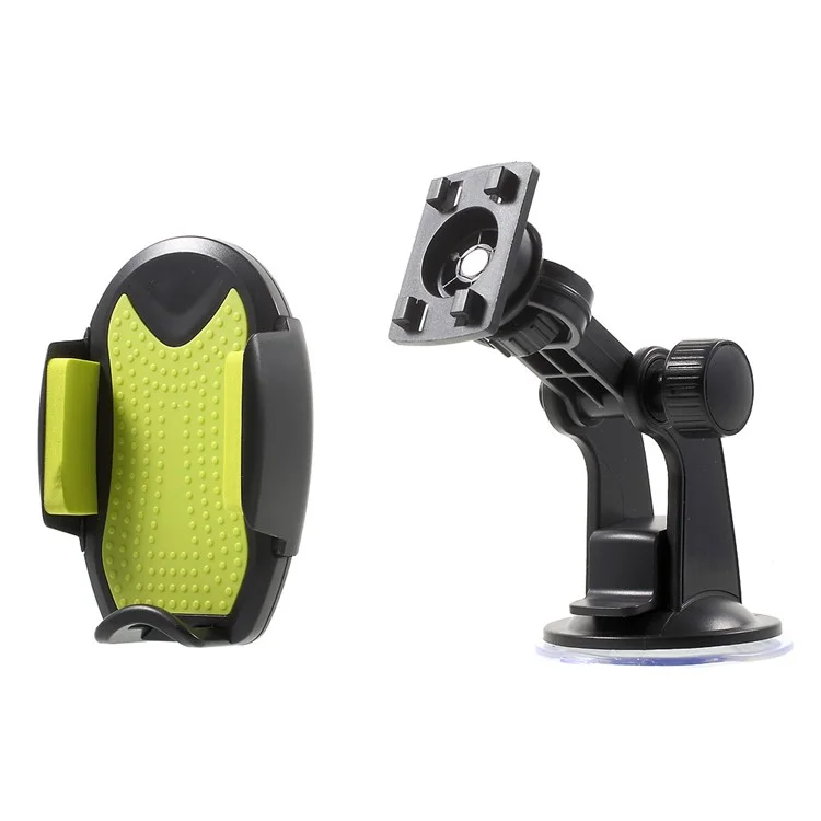 UnUniversal Rotatable Car Mount Desktop Phone Holder Cradle for iPhone 7 Plus / Samsung Galaxy Note7 - Green