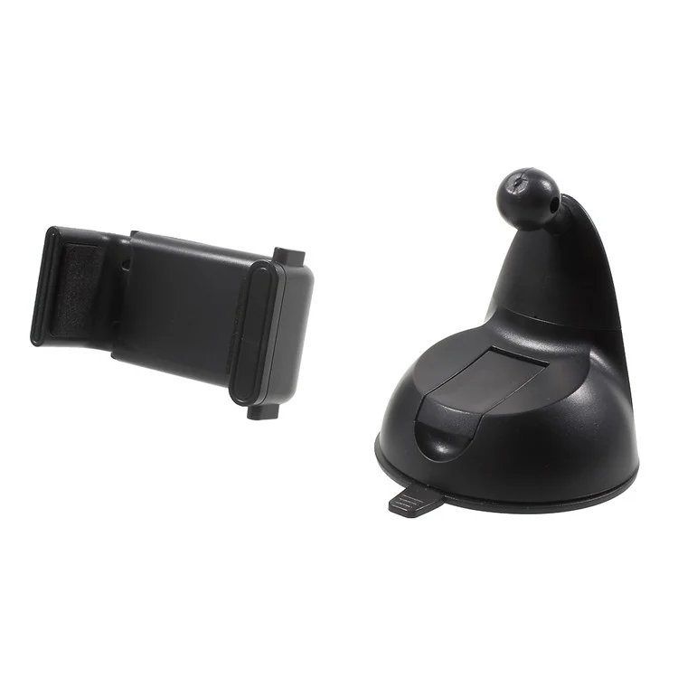 Suction Cup Car Windshield Mount Holder for iPhone 7 Plus/7, Width: 57-90mm - Black