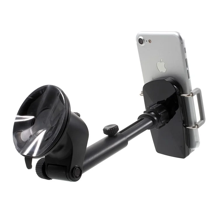 Telescopic Arm Suction Cup Car Mount Holder for iPhone 7 Plus/Galaxy S7, Width: 50-95mm