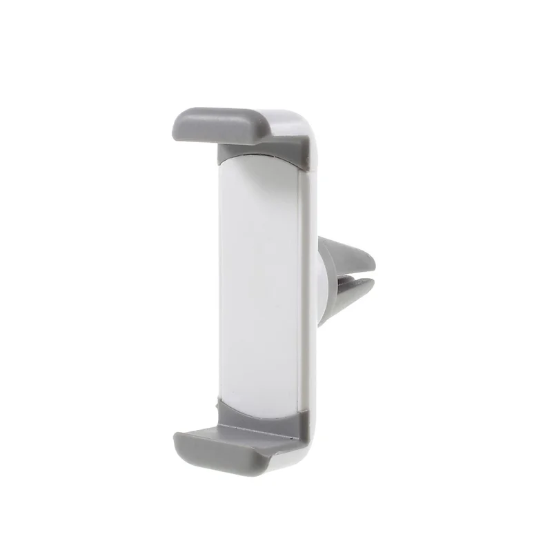 Mini Car Air Vent Mount Smartphone Holder for iPhone Samsung LG etc, Width: 60-85mm - White + Grey
