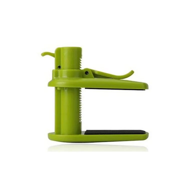 Collapsible Snake Design Rotating Phone Stand Lazy Bed Multi-purpose Holder Clip - Green