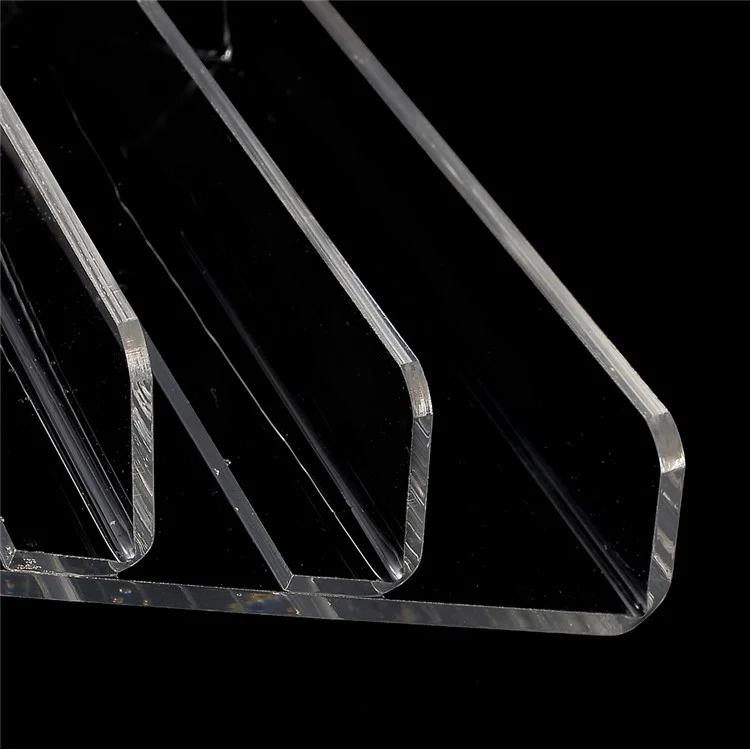 7-layer 16cm Width Clear Acrylic Display Holder for Mobile Phones/Tablets/Cases etc