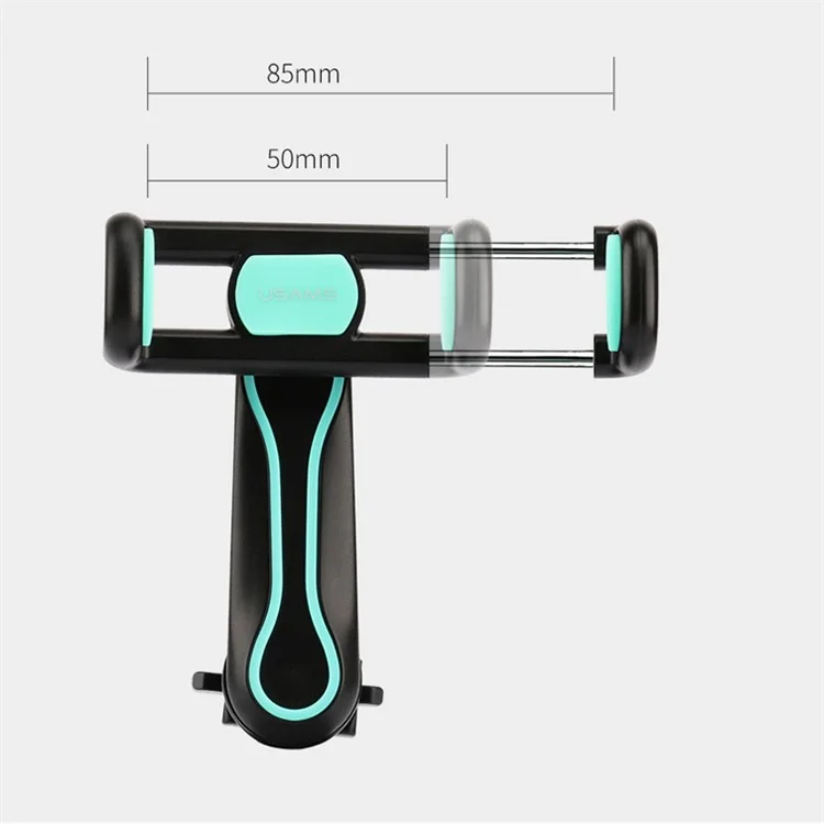 USAMS US-ZJ012 Air Vent Car Mount Long Arm Cradle for iPhone 7, Width: 50-85mm - Black