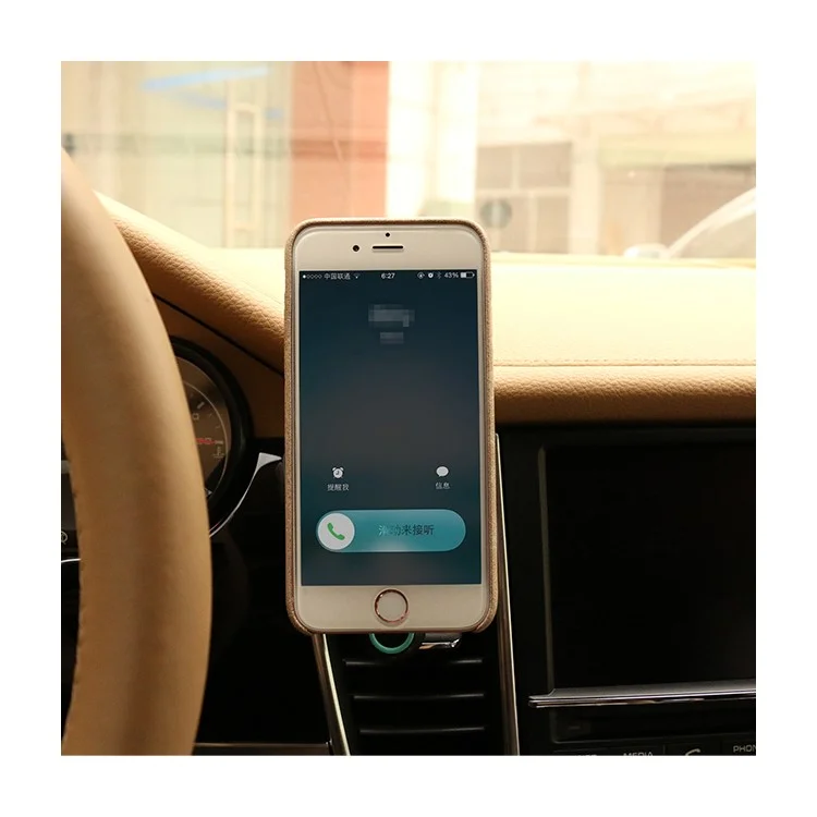 USAMS US-ZJ013 Air Vent Car Magnetic Mount Long Arm Cradle for iPhone 7/7 Plus Etc - Black