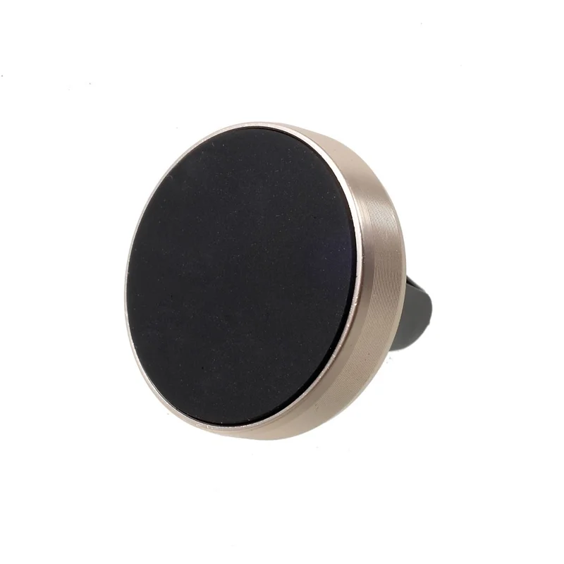 Universal Magnetic Car Air Vent Mount Stand for iPhone 7/ 7 Plus/ Samsung S7 Etc - Gold Color