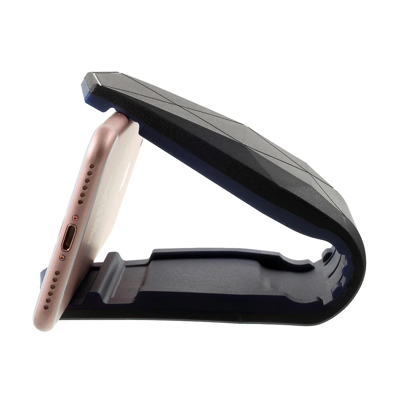 Universal Vehicle Mounted Mobile Scaffold Alligator Clip Stand for iPhone Samsung Sony Huawei etc - Blue