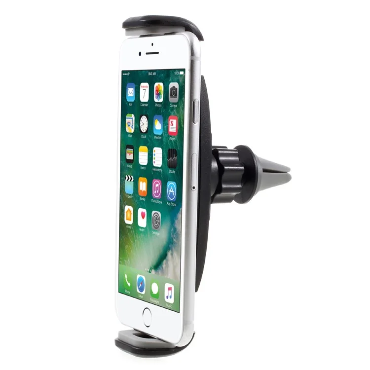 Universal Car Mount Cradle Air Vent Holder for iPhone iPad mini Samsung, Width: 10.5- 17.5cm