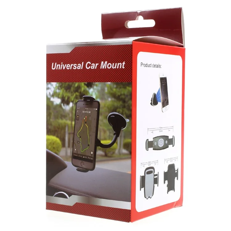 Universal Car Mount Cradle Air Vent Holder for iPhone iPad mini Samsung, Width: 10.5- 17.5cm