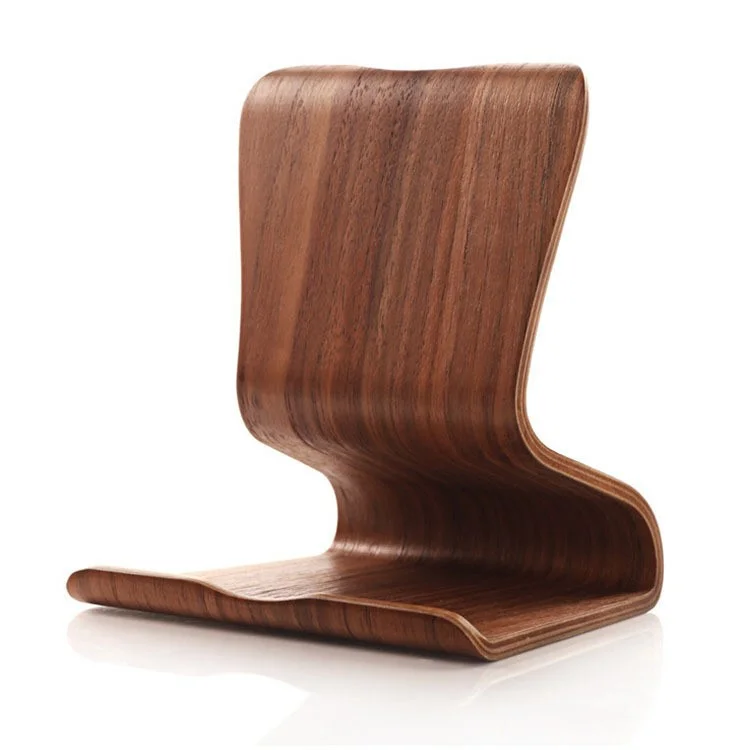 Dual-use Real Wood Desktop Stand for iPad Galaxy Tab etc. Tablet - Walnut Wood
