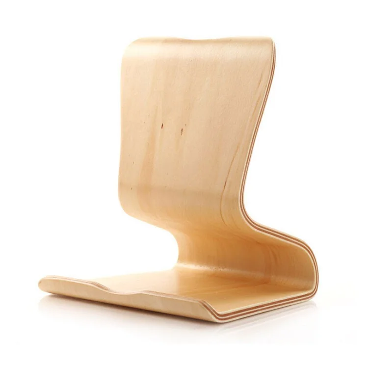 Dual-use Natural Wood Desktop Holder for iPad Galaxy Tab etc. Tablet - Maple Wood