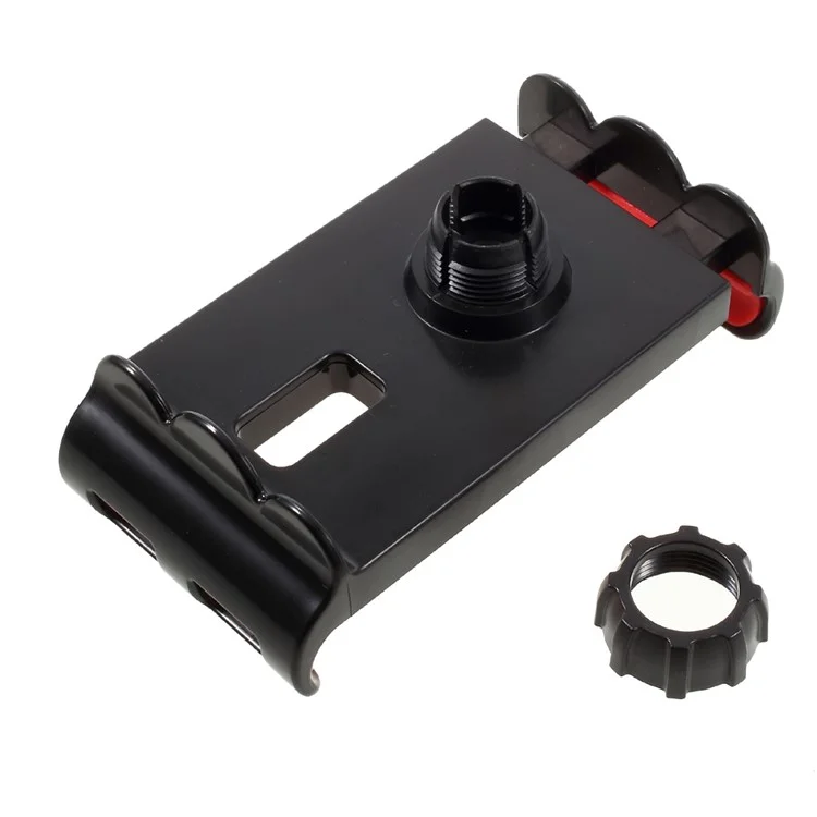 Universal Suction Cup Metal Hose Rotary Car Desktop Mount Holder, Clamp Width: 11.5 - 20cm - Black