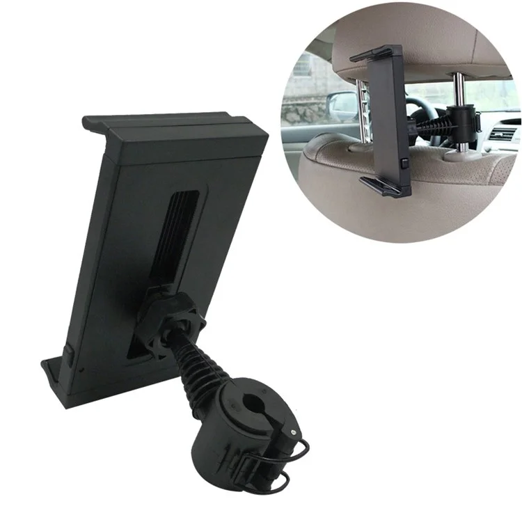 Rotary Car Headrest Holder Mount for iPad Pro 9.7 / Galaxy Tab S3 9.7 Etc, Width: 12.7 - 25cm