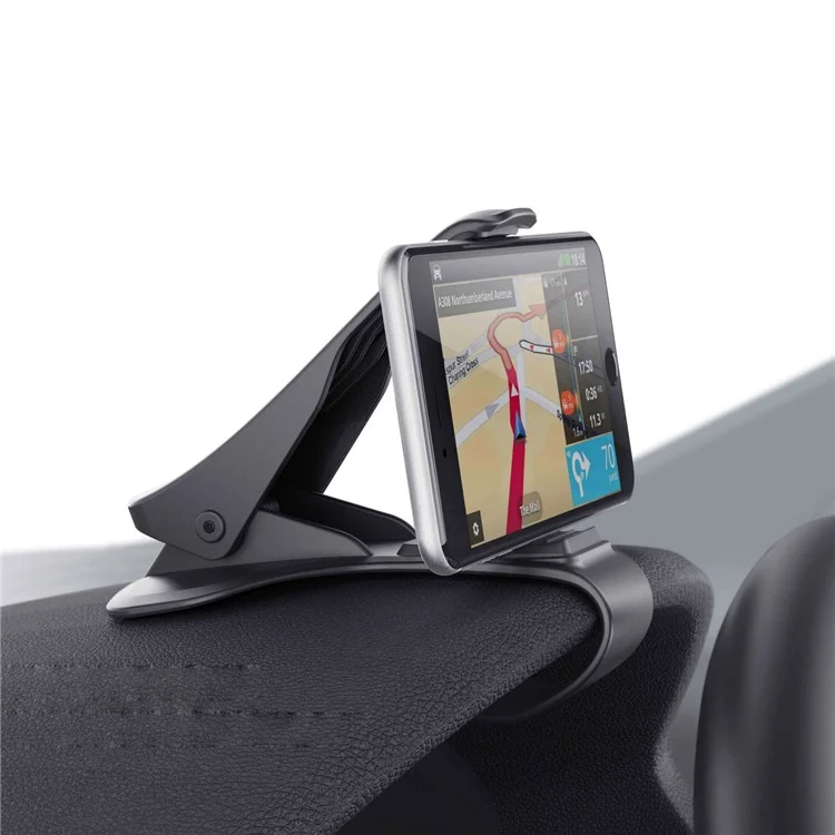MATE2GO Universal Flexible Phone Clip Holder Desk / Car Mount for Samsung S8, Width under 11cm - Black
