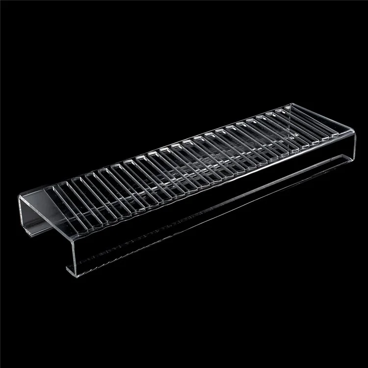 22-Slot Clear Acrylic Phone Case Display Stand Holder for PC / TPU Mobile Phone Covers