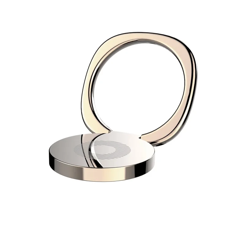 BASEUS Privity Ring Bracket Cell Phone Ring Holder Zinc Alloy Finger Ring Kickstand Grip Holder for iPhone Huawei Gold Color