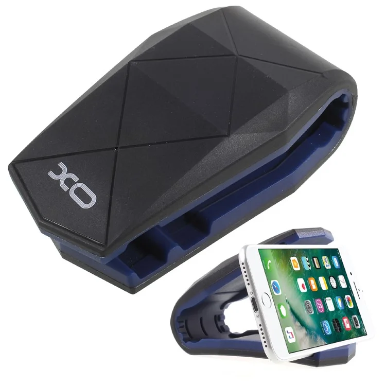 XO Alligator Clip Vehicle-mounted Mobile Holder - Blue