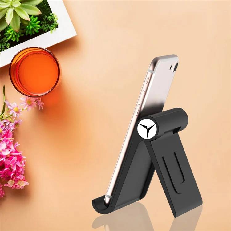LENUO DL-19 Universal Smartphones and Tablets Holder Desktop Stand Lazy Bracket - Black
