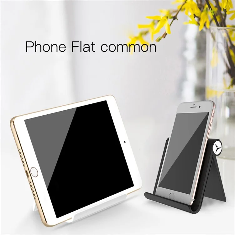 LENUO DL-19 Universal Smartphones and Tablets Holder Desktop Stand Lazy Bracket - Black