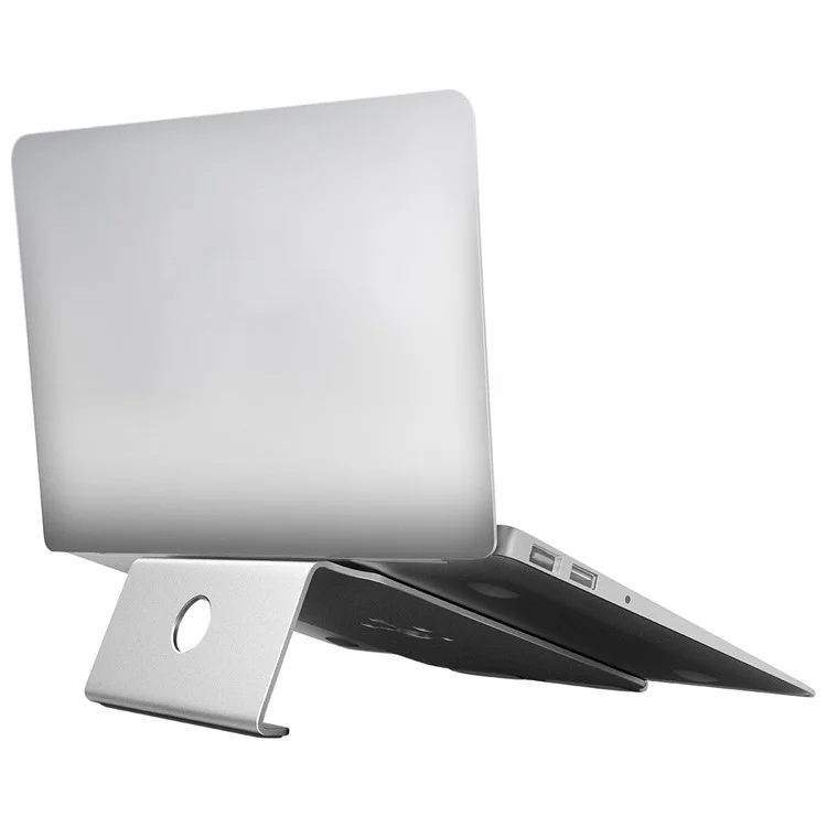 Aluminum Alloy Tablet Notebook Desktop Stand Mount for iPad Pro/Samsung Tab A 7.0 Etc - Silver Color