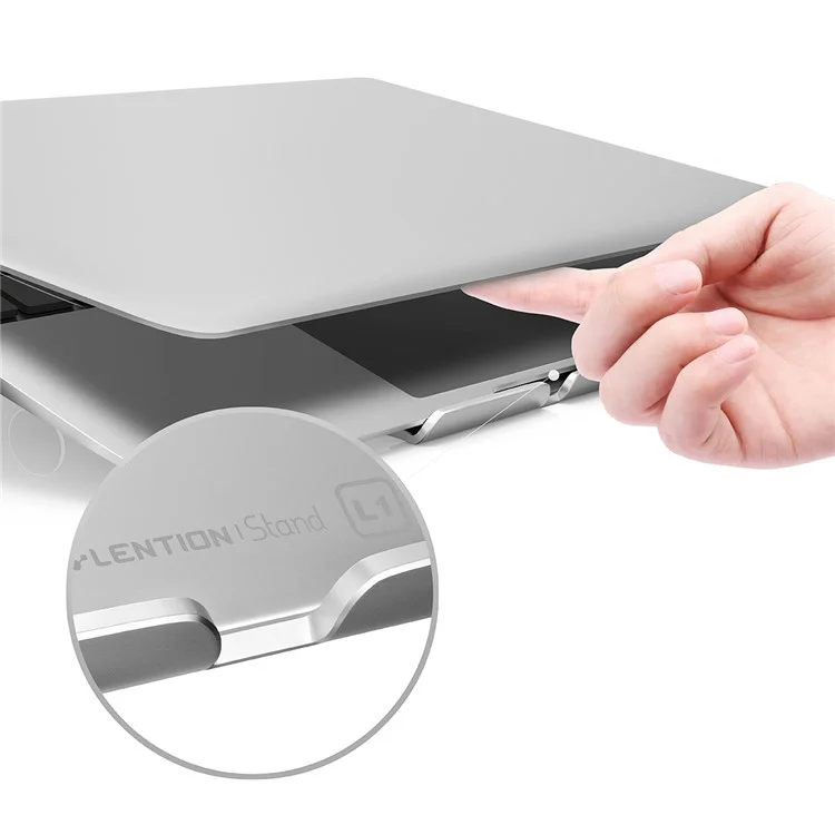 Aluminum Alloy Tablet Notebook Desktop Stand Mount for iPad Pro/Samsung Tab A 7.0 Etc - Silver Color