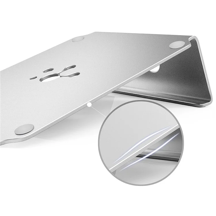 Aluminum Alloy Tablet Notebook Desktop Stand Mount for iPad Pro/Samsung Tab A 7.0 Etc - Silver Color