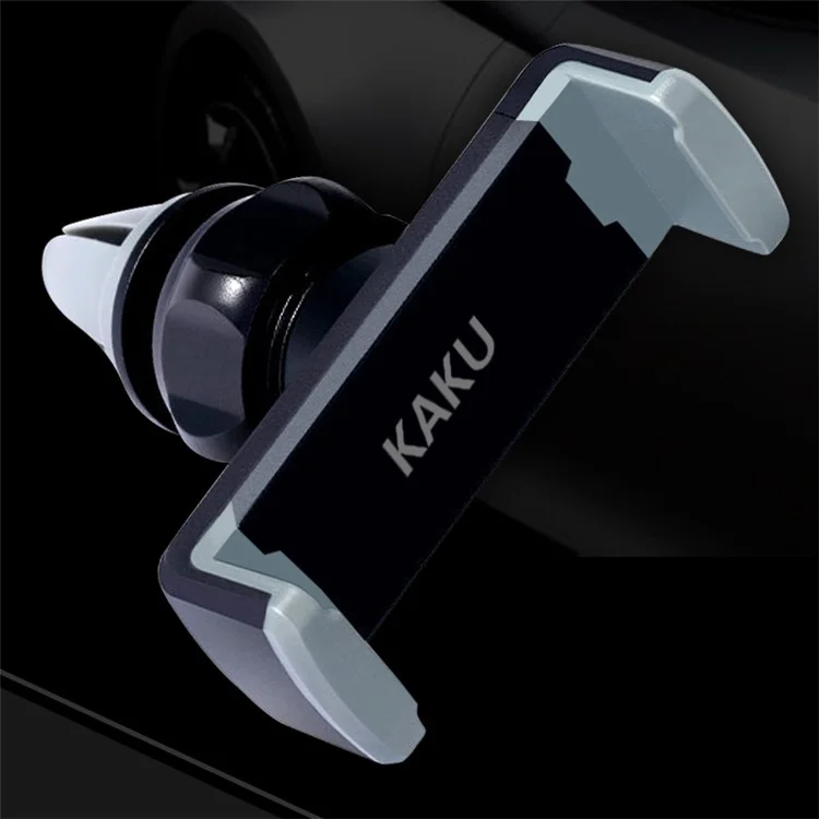 KAKUSIGA Universal Car Air Vent Mount Smartphone Holder for iPhone 7 etc. Clamp width: 55-86mm - Grey