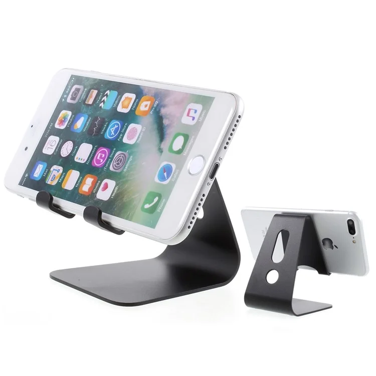 Universal Aluminum Alloy Mount for iPhone iPad etc. Smartphones and Tablets - Black