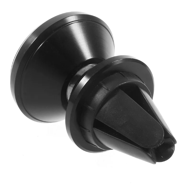 Air Vent Magnetic Adjustable Angle Universal Mobile Phone Car Mount Holder (Short Version) - Black