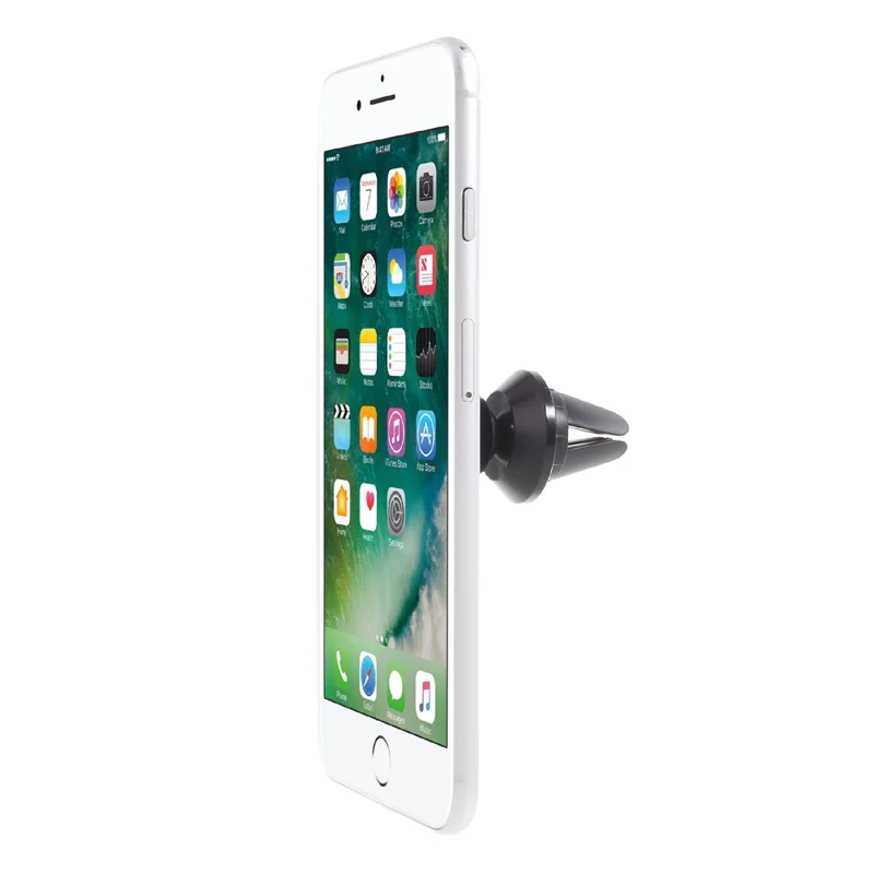 Air Vent Magnetic Adjustable Angle Universal Mobile Phone Car Mount Holder (Short Version) - Black